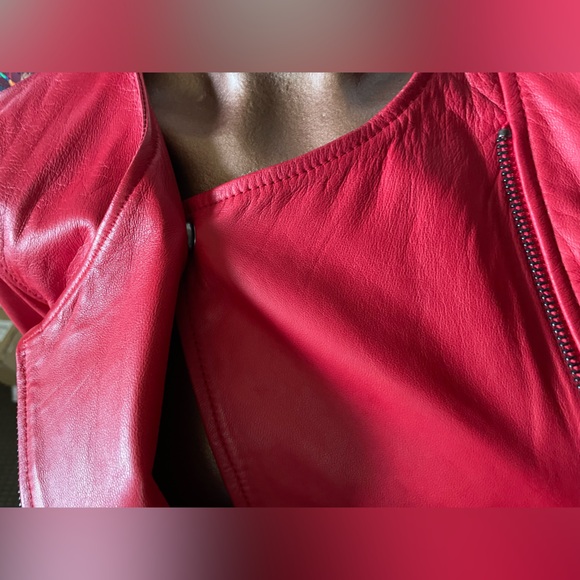 Armani Buttery Soft Leather Moto Jacket - Picture 8 of 15